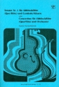 Sonate Nr.1 (Concertino) f�r Altblockfl�te (Fl�te) und Gitarre (Cembalo, Klavier) (Orchester) Klavier-Partitur und Solostimme