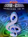10 Years of Pop Music History (1990-2000): The Blue Book songbook piano/vocal/chords