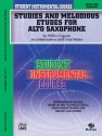 Studies and melodious Etudes Level 1 for alto saxophone
