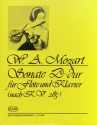 Sonata in D major K 285  Flute and Piano