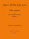 Concertino f�r Fl�te, Oboe und Orchester f�r Fl�te, Oboe und Klavier