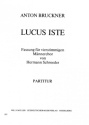 Locus iste f�r M�nnerchor a cappella Partitur