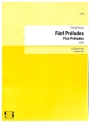 F�nf Pr�ludes f�r Gitarre solo