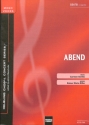 Abend   f�r gem Chor (SSATB) a cappella Chorpartitur