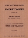 Zw�lftonspiel (J�nner 1957) f�r 2 Violinen, Viola und Violoncello Partitur und Stimmen (Kopie)
