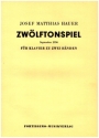 Zw�lftonspiel 04. September 1956 f�r Klavier KLAV