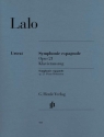 Symphonie espagnole op.21 f�r Violine und Orchester f�r Violine und Klavier