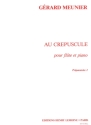 Au cr�puscule pour fl�te et piano