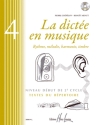La dict�e en musique vol.4 - niveau d�but (+CD)  livre de l'�l�ve