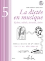 La dict�e en musique vol.5 - niveau milieu (+CD)  livre de l'�l�ve