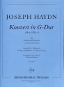 Konzert G-Dur Hob.VIIa:4 f�r Violine und Orchester f�r Violine und Klavier