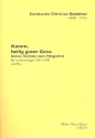 Komm heilig guter Geist f�r gem Chor (SAM) und Bc Partitur