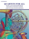 Quartets for all for 4 instruments score for instrument in Bb
