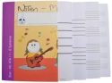 Notenmalbuch DIN A4 quer 1-6 Systeme