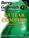 Guitar Comping (+Online Audio) for guitar with bass lines in treble clef