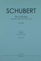 Trio Es-Dur op.100 f�r Violine, Violoncello und Klavier Viola-Stimme statt Violoncello