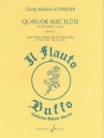 Quatuor en sol mineur op.69,3 pour fl�te, violon, alto et violoncelle partition et parties