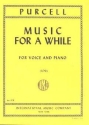 Music for a While for low voice and piano