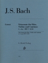 Sonate G-Dur BWV1038 f�r Fl�te, Violine und Bc Stimmen