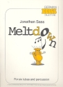 Meltdown f�r 6 Tubas (Posaunen) und Percussion Partitur und Stimmen