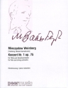 Konzert Nr.1 op.75 (1961) f�r Fl�te und Streichorchester Klavierauszug