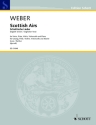 Schottische Lieder WeV U. 16 f�r Gesang, Fl�te, Violine, Violoncello und Klavier Partitur