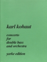 Concerto for double bass and orchestra for double bass and piano
