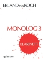 Monolog 3 for clarinet
