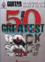 50 greatest Rock Songs of all Time songbook vocal/guitar/tab recorded guitar versions