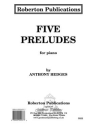Hedges Five Preludes Piano - Solo