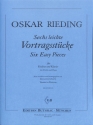 6 leichte Vortragsst�cke (1. Lage) f�r Violine und Klavier