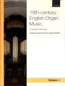 18th Century english Organ Music vol.1 for organ