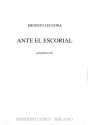 Ante el Escorial per pianoforte