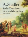 6 Duettinos f�r 2 Klarinetten Stimmen