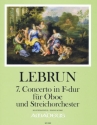 Konzert F-Dur Nr.7 f�r Oboe und Streichorchester f�r Oboe und Klavier