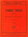 3 Trios op.38 for violin, viola and violoncello parts