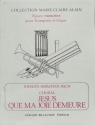 Jesus que ma joie demeure pour trompette et piano