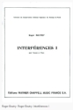 Interf�rences 1 pour basson et piano