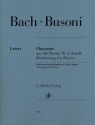 Chaconne d-Moll BWV1004 f�r Klavier