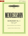 Konzert g-Moll op.25 MWVO7 f�r Klavier und Orchester f�r 2 Klaviere Spielpartitur