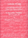 Konzert op.8,4 RV297 Der Winter aus Die vier Jahreszeiten f�r 4 Blockfl�ten (AATB) Partitur und Stimmen