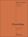 Proverbia f�r Alt und Streicher Klavierauszug