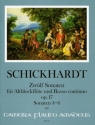 12 Sonaten op.17 Band 2 (Nr.4-6) f�r Altblockfl�te und Bc