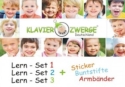 Klavierzwerge Set Band 1-3  (Band 1-3 +Stifte +2 Armb�nder)