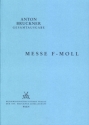 Messe f-Moll f�r Sopran, Ba�, Chor und Orchester Dirigierpartitur