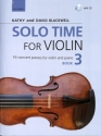 Solo Time vol.3 (+Online Audio) for violin and piano