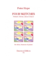4 Sketches for bassoon, oboe and piano piano score and parts