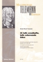 24 teils ernsthafte, teils scherzende Oden TWV25:86-109 f�r Singstimme und Tasteninstrument