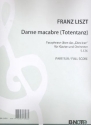 Danse macabre S126 f�r Klavier und Orchester Partitur