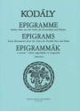 Epigramme f�r Kontrabass und Klavier